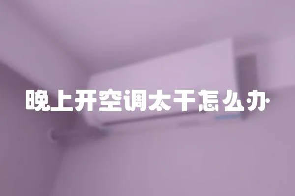 晚上開空調太干怎么辦