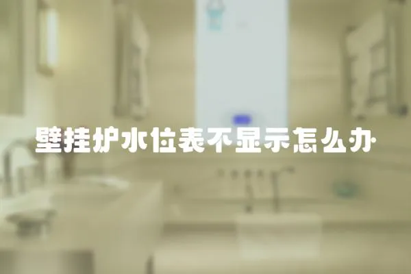 壁掛爐水位表不顯示怎么辦