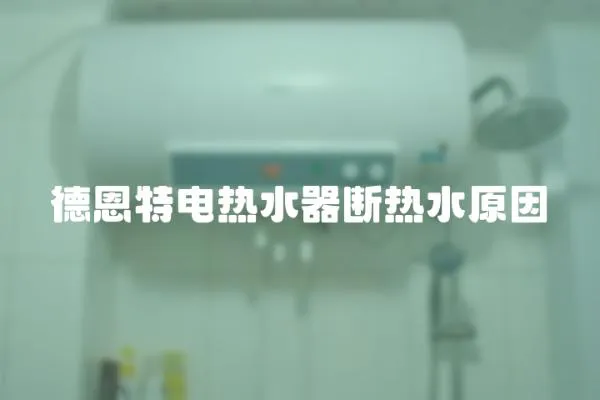 德恩特電熱水器斷熱水原因