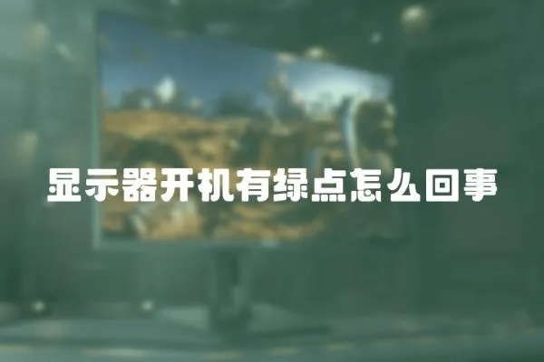 顯示器開機(jī)有綠點(diǎn)怎么回事