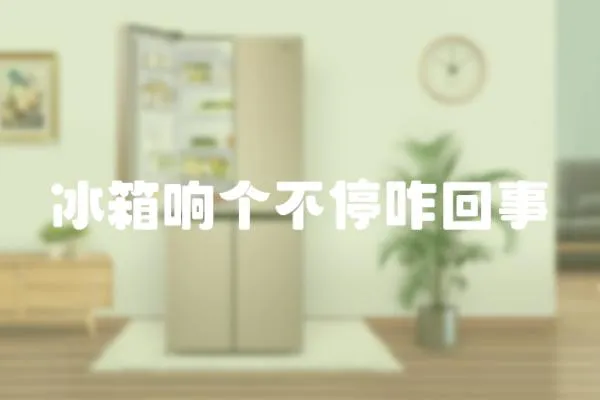 冰箱響個不停咋回事