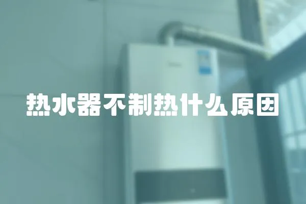 熱水器不制熱什么原因