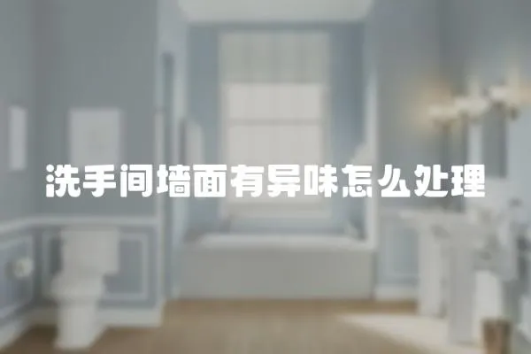 洗手間墻面有異味怎么處理
