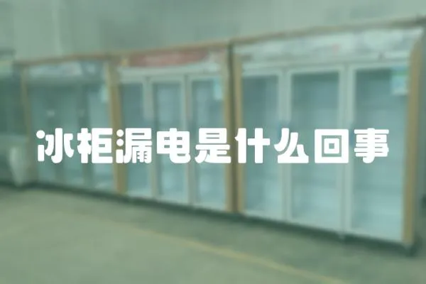 冰柜漏電是什么回事
