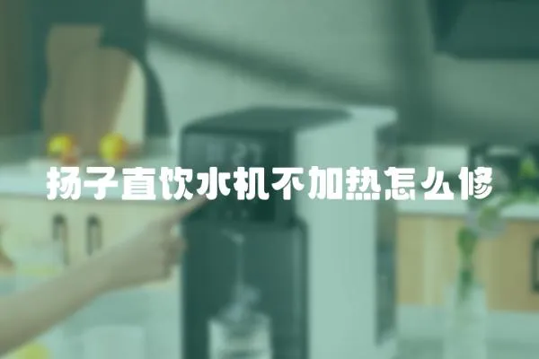 揚子直飲水機不加熱怎么修