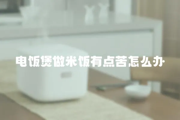 電飯煲做米飯有點苦怎么辦