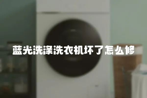 藍光洗滌洗衣機壞了怎么修