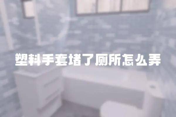 塑料手套堵了廁所怎么弄