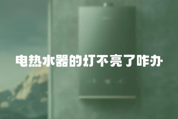 電熱水器的燈不亮了咋辦