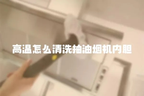 高溫怎么清洗抽油煙機內膽