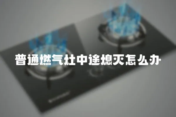 普通燃氣灶中途熄滅怎么辦
