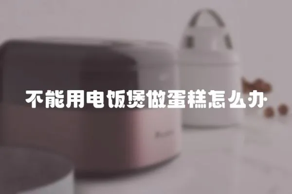不能用電飯煲做蛋糕怎么辦