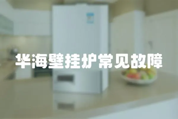 華海壁掛爐常見故障