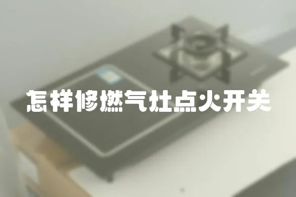 怎樣修燃?xì)庠铧c(diǎn)火開(kāi)關(guān)