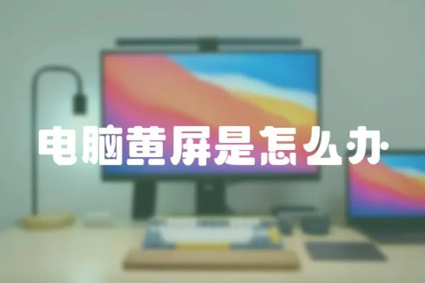 電腦黃屏是怎么辦