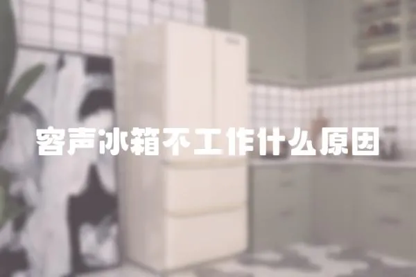 容聲冰箱不工作什么原因
