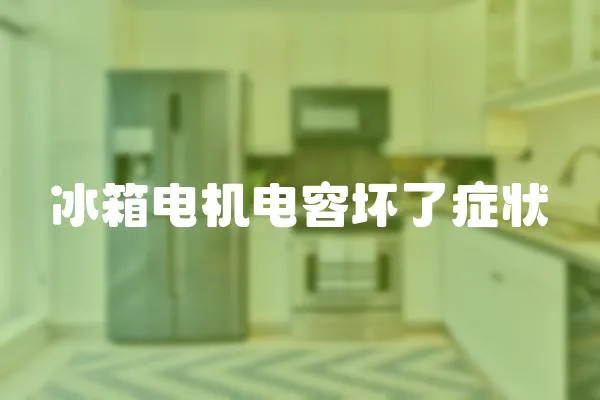 冰箱電機電容壞了癥狀