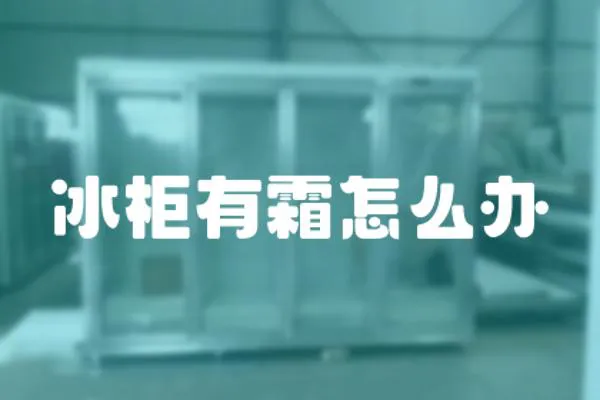 冰柜有霜怎么辦