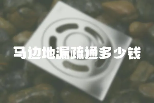 馬邊地漏疏通多少錢