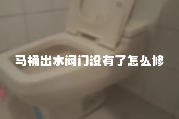 馬桶出水閥門沒(méi)有了怎么修