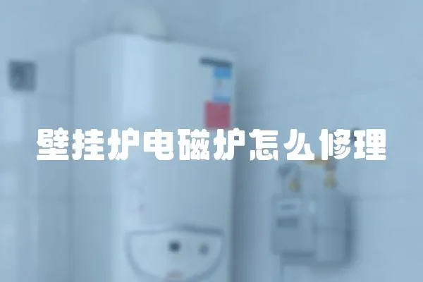 壁掛爐電磁爐怎么修理