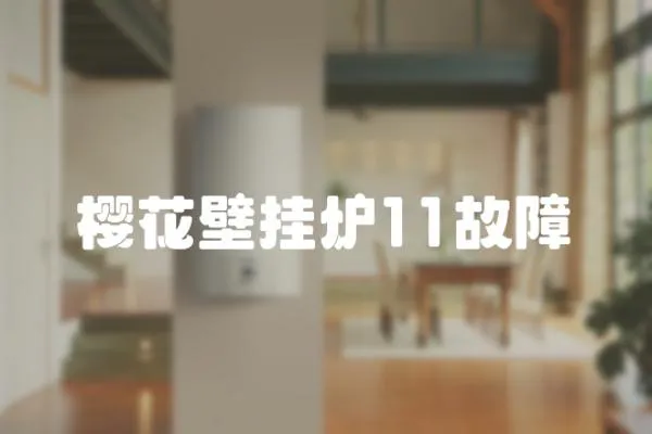 櫻花壁掛爐11故障