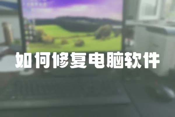 如何修復(fù)電腦軟件