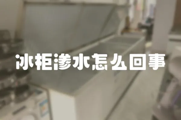 冰柜滲水怎么回事
