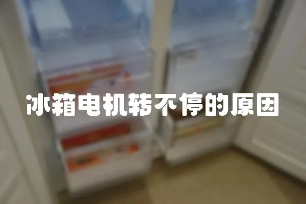 冰箱電機轉不停的原因