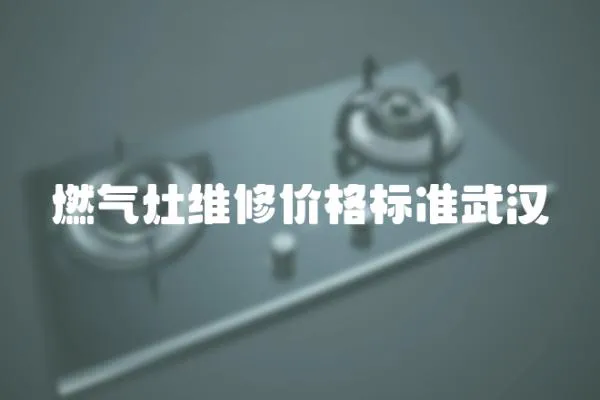 燃氣灶維修價格標準武漢