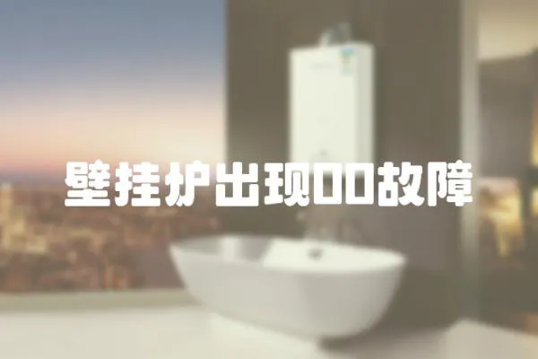 壁掛爐出現00故障