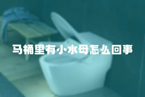 馬桶里有小水母怎么回事