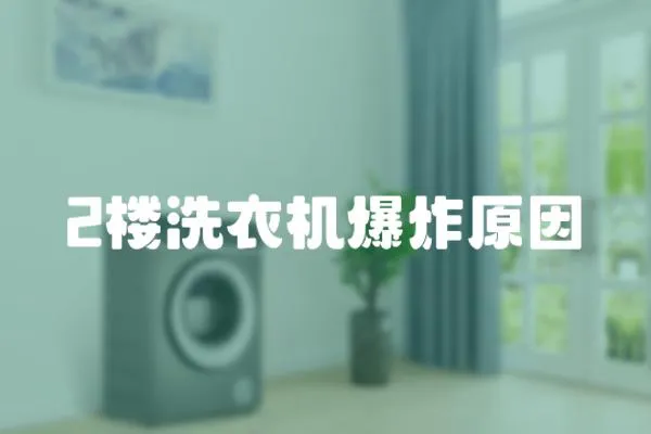 2樓洗衣機爆炸原因