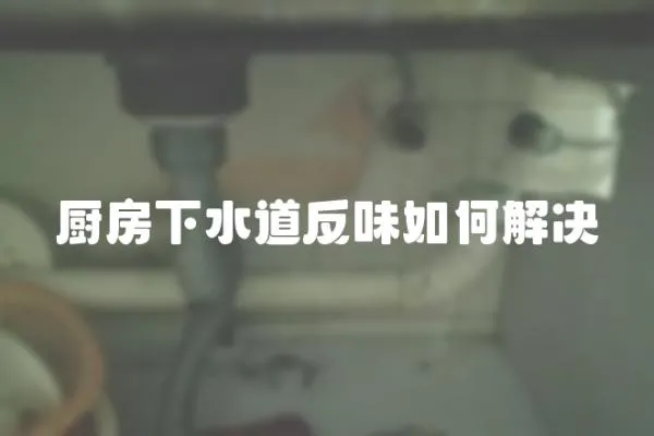 廚房下水道反味如何解決