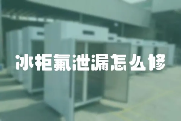冰柜氟泄漏怎么修