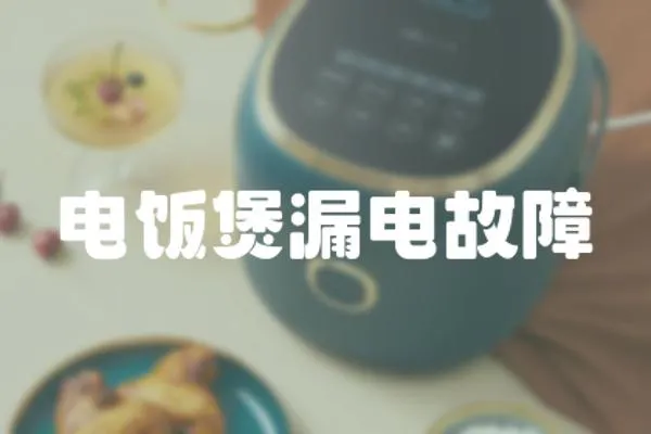 電飯煲漏電故障