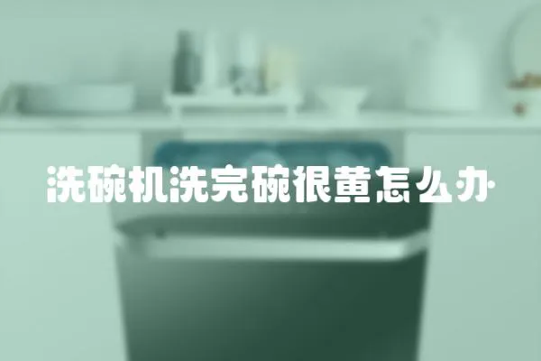 洗碗机洗完碗很黄怎么办