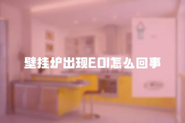 壁掛爐出現(xiàn)EOI怎么回事