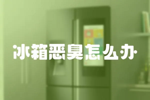 冰箱惡臭怎么辦
