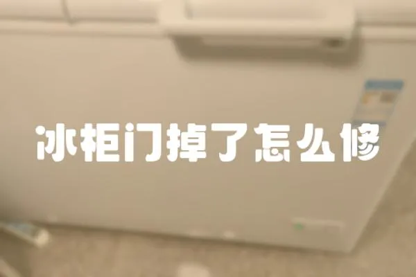 冰柜門掉了怎么修