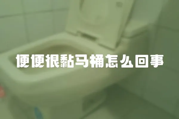 便便很黏馬桶怎么回事
