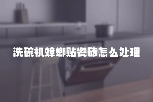 洗碗機蟑螂貼瓷磚怎么處理