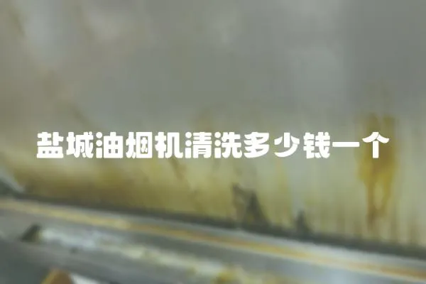 鹽城油煙機清洗多少錢一個