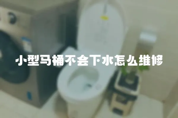 小型馬桶不會下水怎么維修