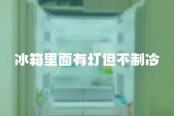 冰箱里面有燈但不制冷