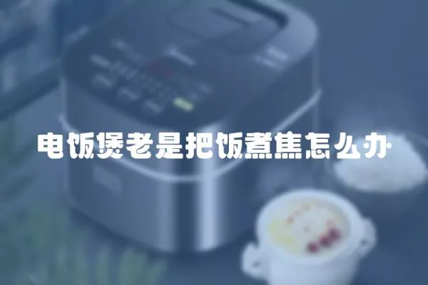 電飯煲老是把飯煮焦怎么辦