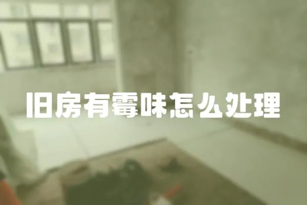 舊房有霉味怎么處理