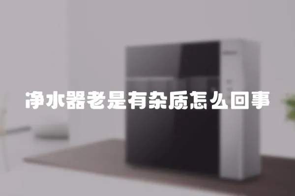 凈水器老是有雜質怎么回事
