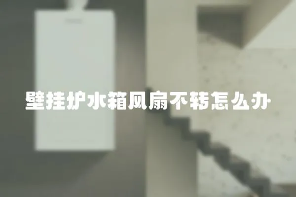 壁掛爐水箱風扇不轉怎么辦