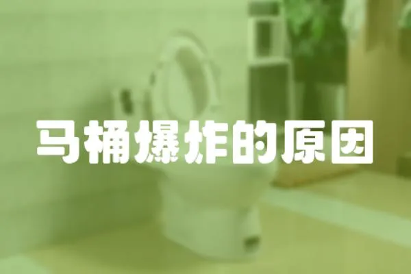 馬桶爆炸的原因